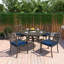 Chaise de patio empilable avec coussin Cayden-635188302