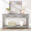 Console de table et de couloir Farmhouse, 3 tiroirs et 2 niveaux de rangement-1954458231-1954458228