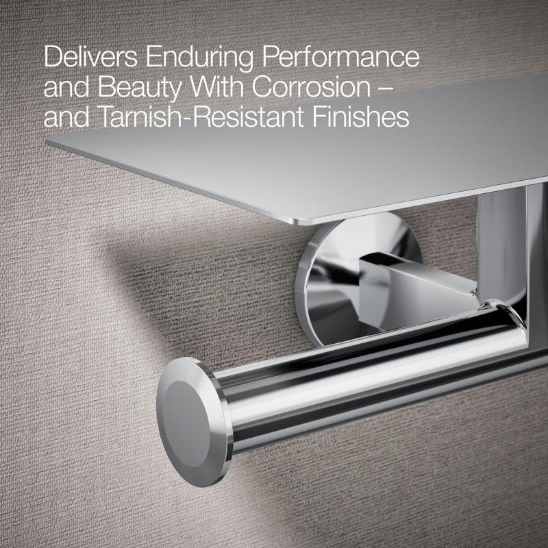 Components™ Covered Double Toilet Tissue Holder, Polished Chrome