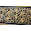 Tapis de couloir chinois antique en laine ivoire Pékin