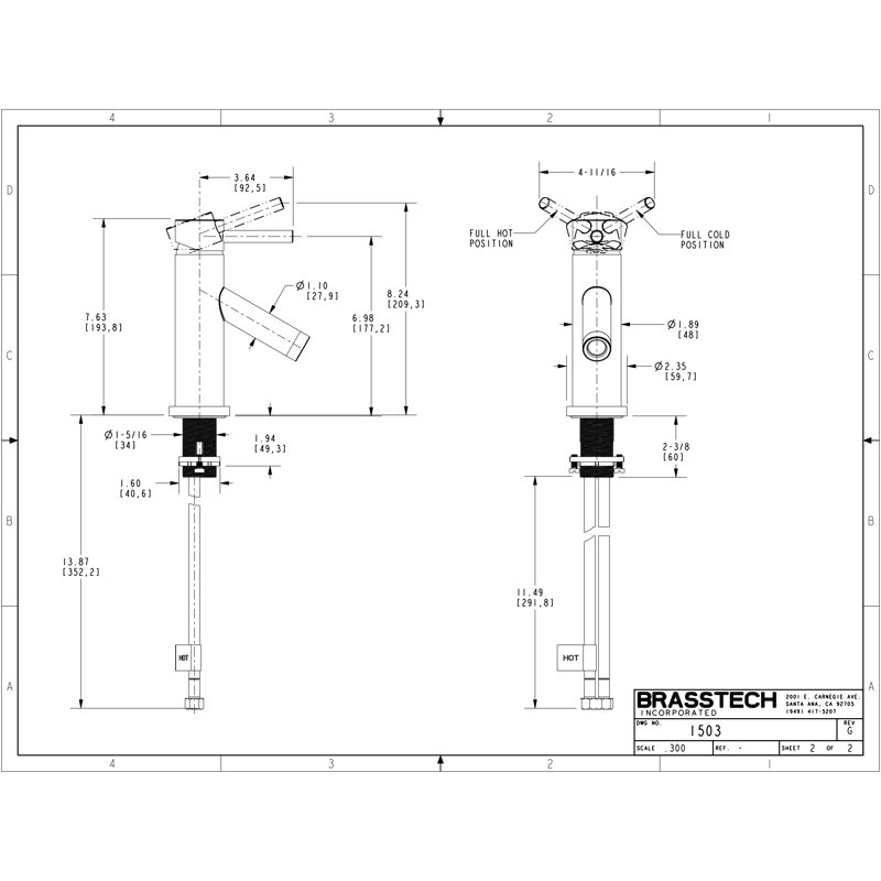 East Linear Single Hole Bathroom Faucet with Drain Assembly, Matte White