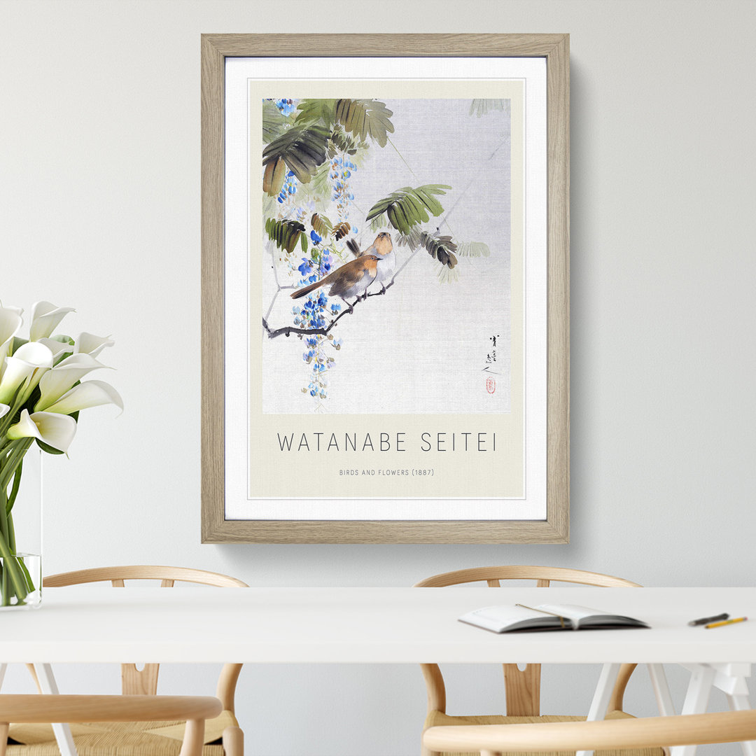 Birds and Flowers by Watanabe Seitei - Picture Frame Art Prints