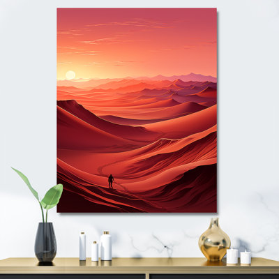 «Red and Yellow Dunes Desert II»