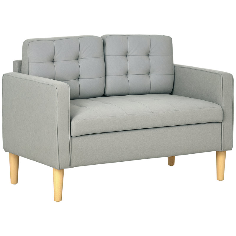 2 Seater Cotton Blend Loveseat