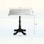 Table carrée avec base en fonte robuste pour bistro, café, bar et maison-1752282002