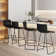 Cleek Swivel Counter Stool with Metal Frame
