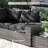 2 -Person Rattan Patio Safo With Cushions-120921341-120921340