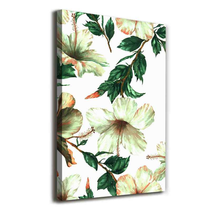 Hibiscus - Wrapped Canvas Print