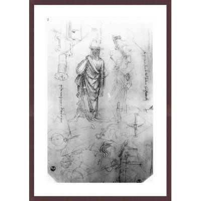 Studies by Leonardo da Vinci -Framed Giclee Print