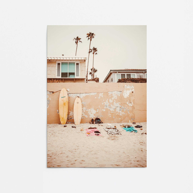Surfside Dream Print, dans un cadre,, Papier, H 14 po x l 11 po x P 0,1 po