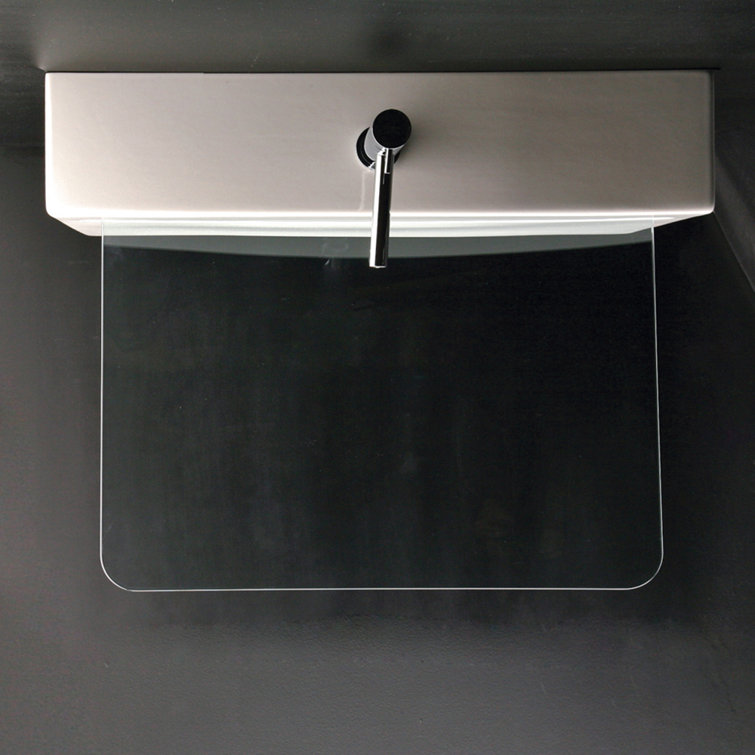 LACAVA 21.75'' White Porcelain Rectangular Bathroom Sink