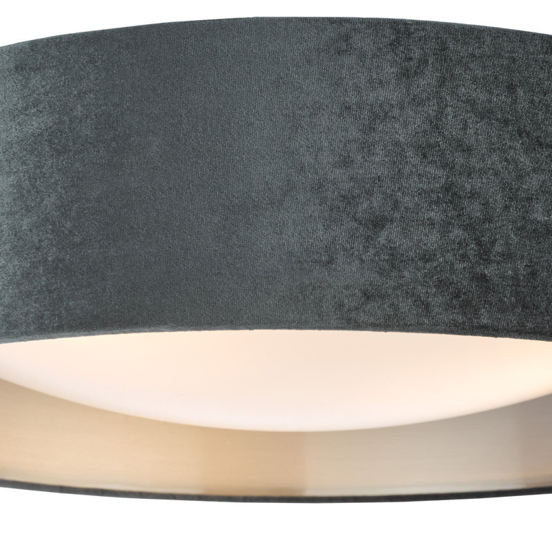 Analiha Plastic Flush Mount, Grey