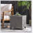 PUERTA ACCENT TABLE Polyethylene Rattan Cube Shape No Assembly 18.00” W x 18.00” D x 18.00” H
