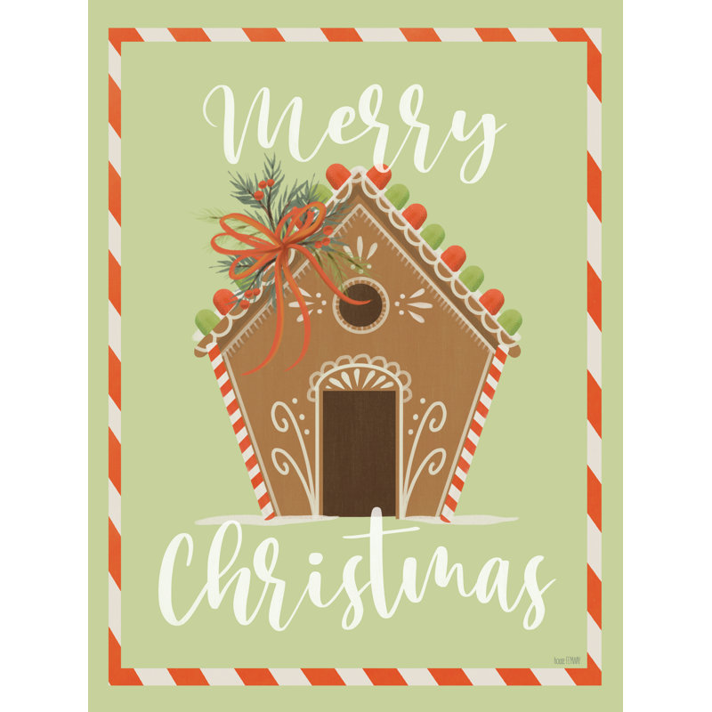 Joyeux Noël pain d'épices, H 12 po x l 8 po