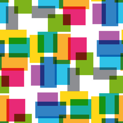 Ayrihanna Square Graphics Pattern by DESKCUBE - Wrapped Canvas Print