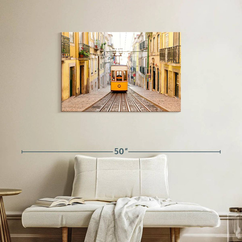 Lisbon Funicular, 24" H x 36" W
