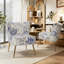 Chaise d'appoint à oreilles florale à motifs floraux (ensemble de 2)-915415758