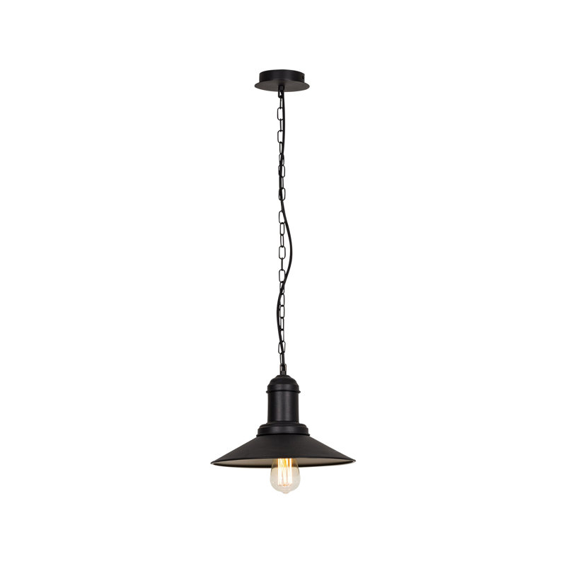 Luminaire suspendu conique à 1 lumière Croyd