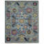 8x10 Blue Hand-Knotted Wool Floral Medallions Classic Traditional Modern Contemporary Carpet Rug-831727054