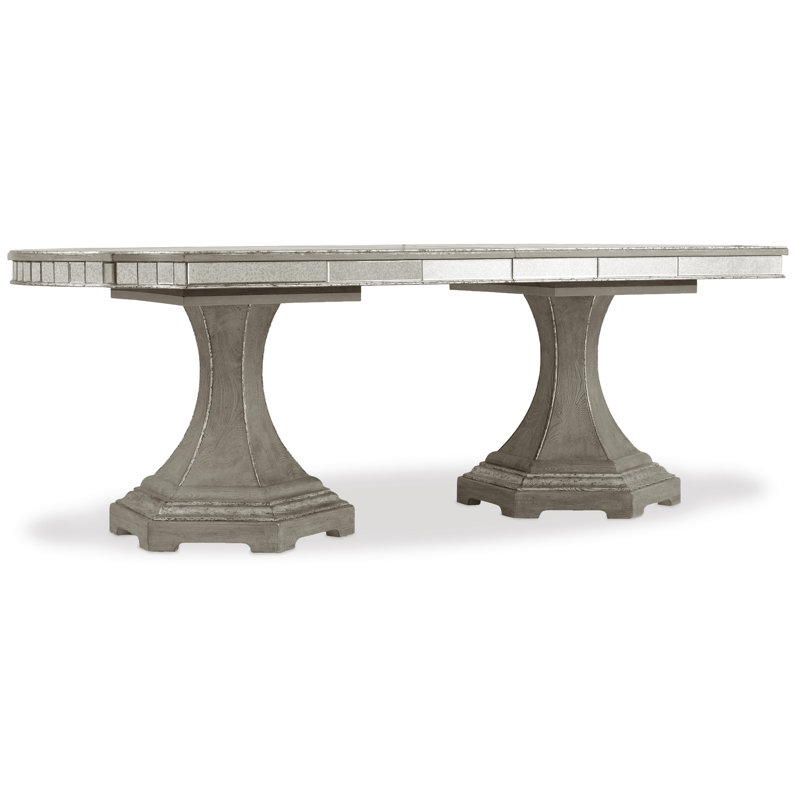 Sanctuary Reclaimed Wood Extendable Dining Table in Beige