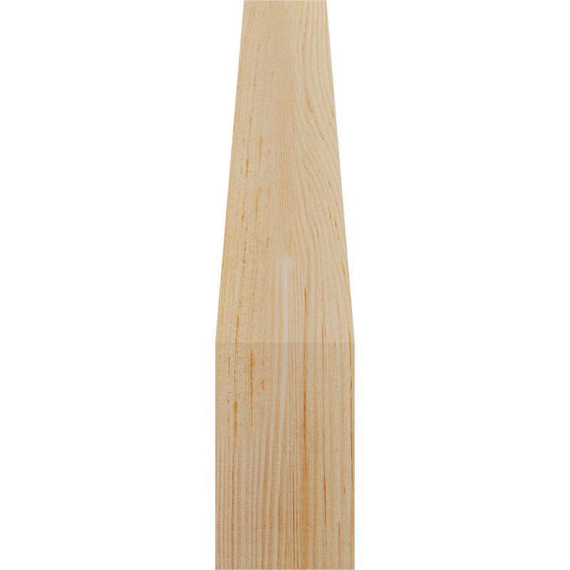Attelle de genou traditionnelle, H 18 po x l 3,5 po x P 14 po, Douglas (lisse)