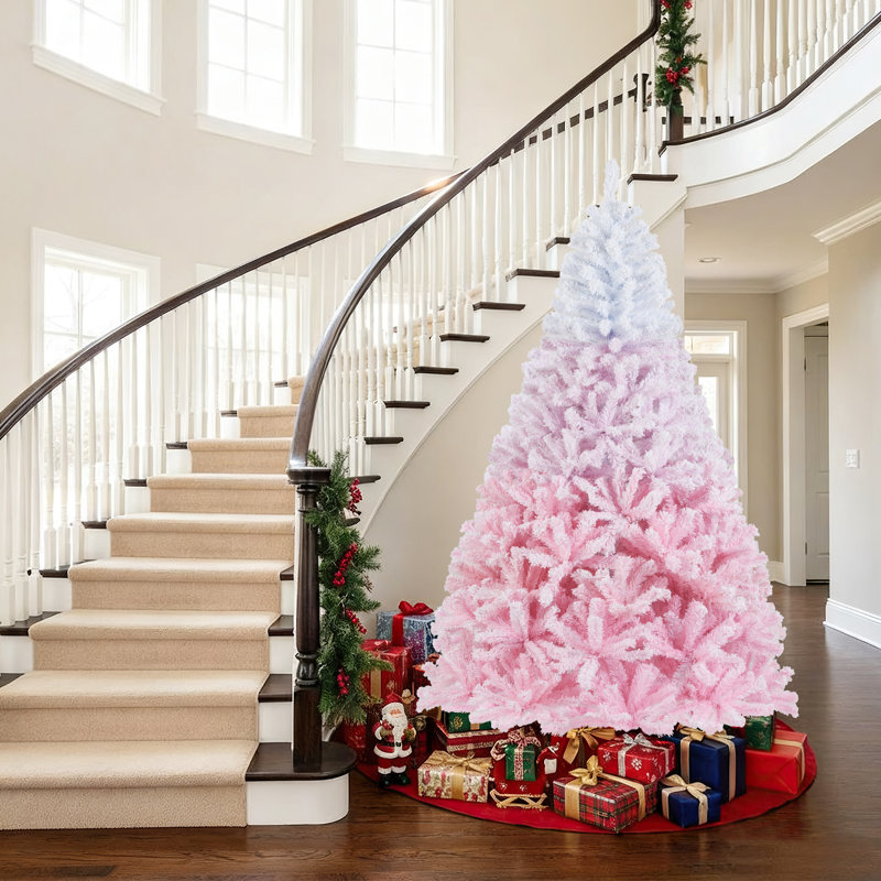  Arbre de Noël artificiel articulé 7 pi avec des branches luxuriantes 7 pi, H 7 pi
