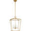 Darlana Medium Lantern in Gild