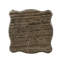 Table de bout carrée de 30 po avec plateau en marbre naturel Misael