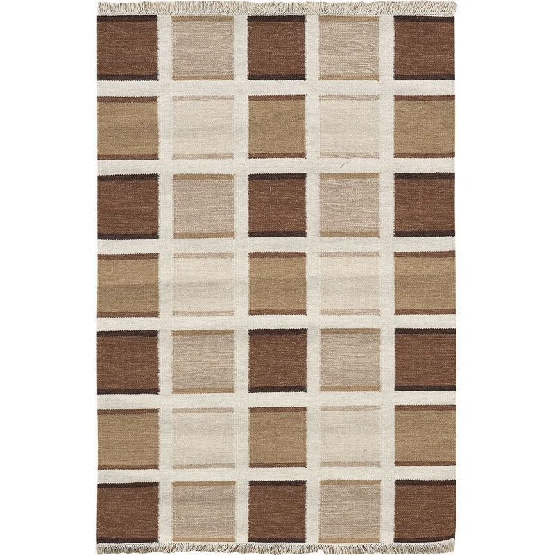 Jarod Geometric Wool Hand Woven Area Rug, Rectangle 140 x 200cm