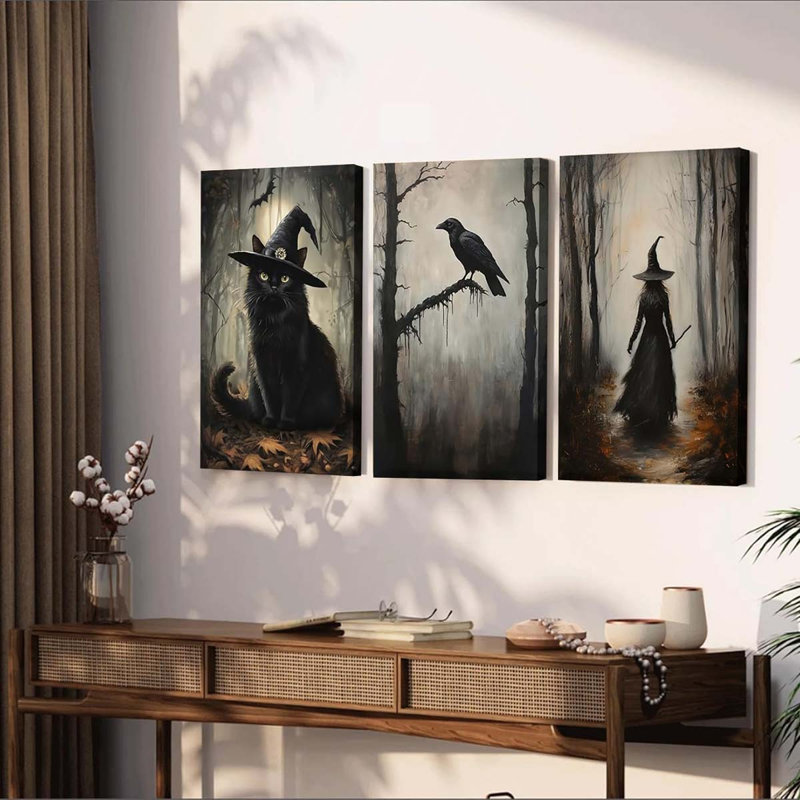 3 Piece Wrapped Canvas Print, 40cm H  x 30cm W