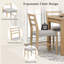 Solid Wood Top Dining Set