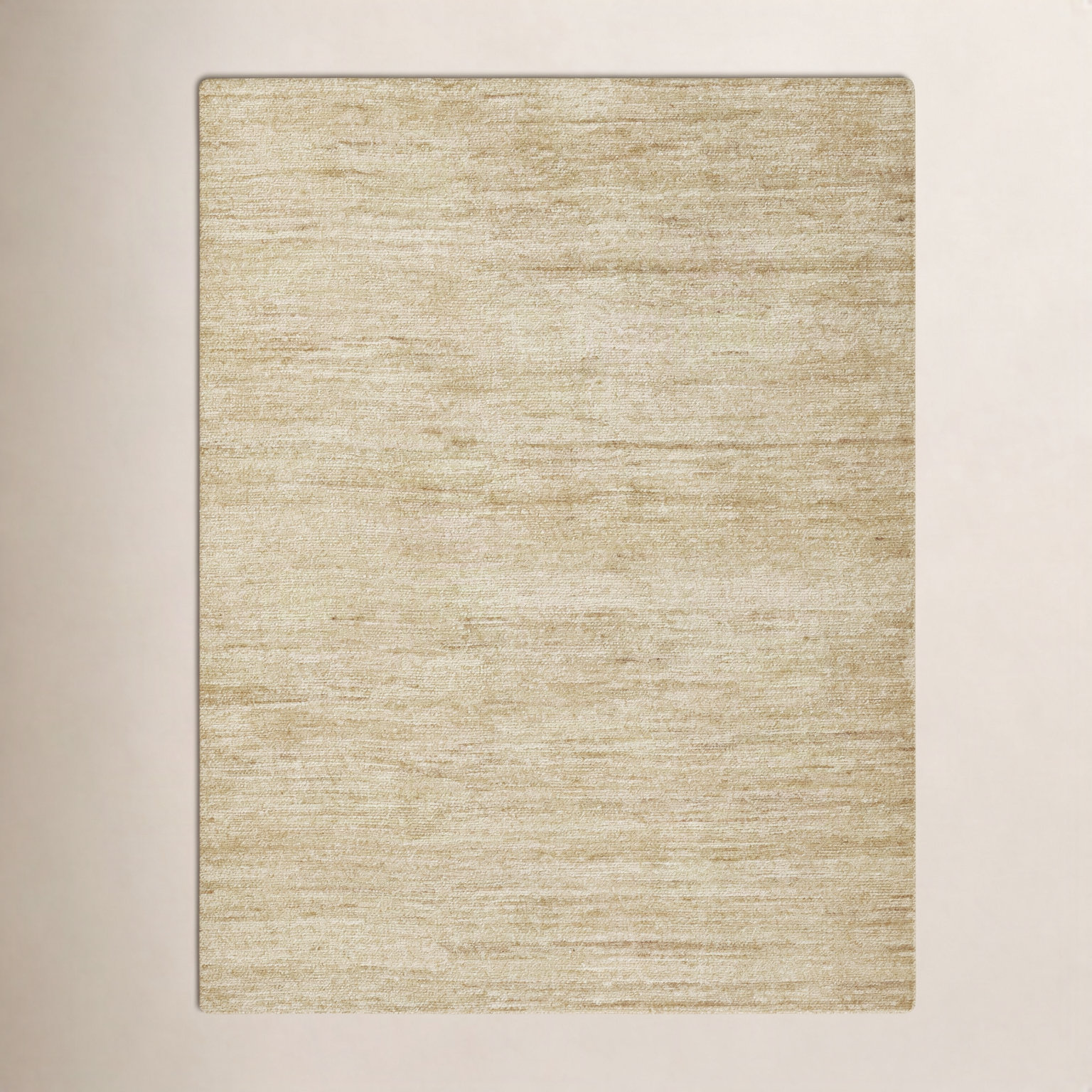 Caterina Beige Hand-Knotted Abstract Jute Rug, Rectangle 8' x 10'