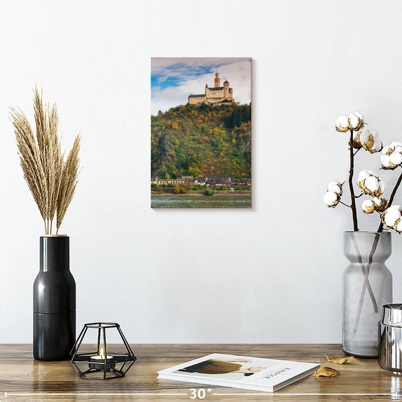 Marksburg Castle, 12" H x 8" W