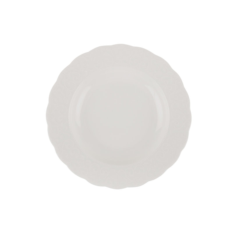 Chitra Piece Porcelain China Dinnerware Set - Service for 6