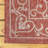 Hagerman Vintage Filigree Textured Weave Red/Beige Indoor/Outdoor Rug-1526589942