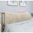 Linen Ivory Bed Rest Headboard Wedge Reading Pillow Back Support-77462737