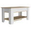 Table de rangement, une tablette de table extensible, quatre pieds, tablette inférieure-84377358