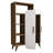Modern Walnut and White Bookshelf, 35.4 x 51.9 x 12.6 inches | 100% Melamine Coated Particle Board, Thickness: 0.7 inches | Numerous Shelves, Wall-Mountable Design | Stylish Storage Solution for Home & Office-1412859039