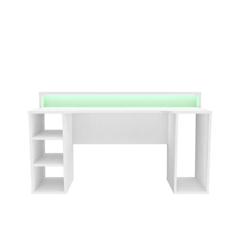 Bottorff Computer Desk, White Matt
