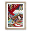 Warrior in Full Dress by Toyohara Kunichika - Picture Frame Painting Print-55641434-55641436