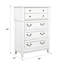 Commode 5 tiroirs Lahoma