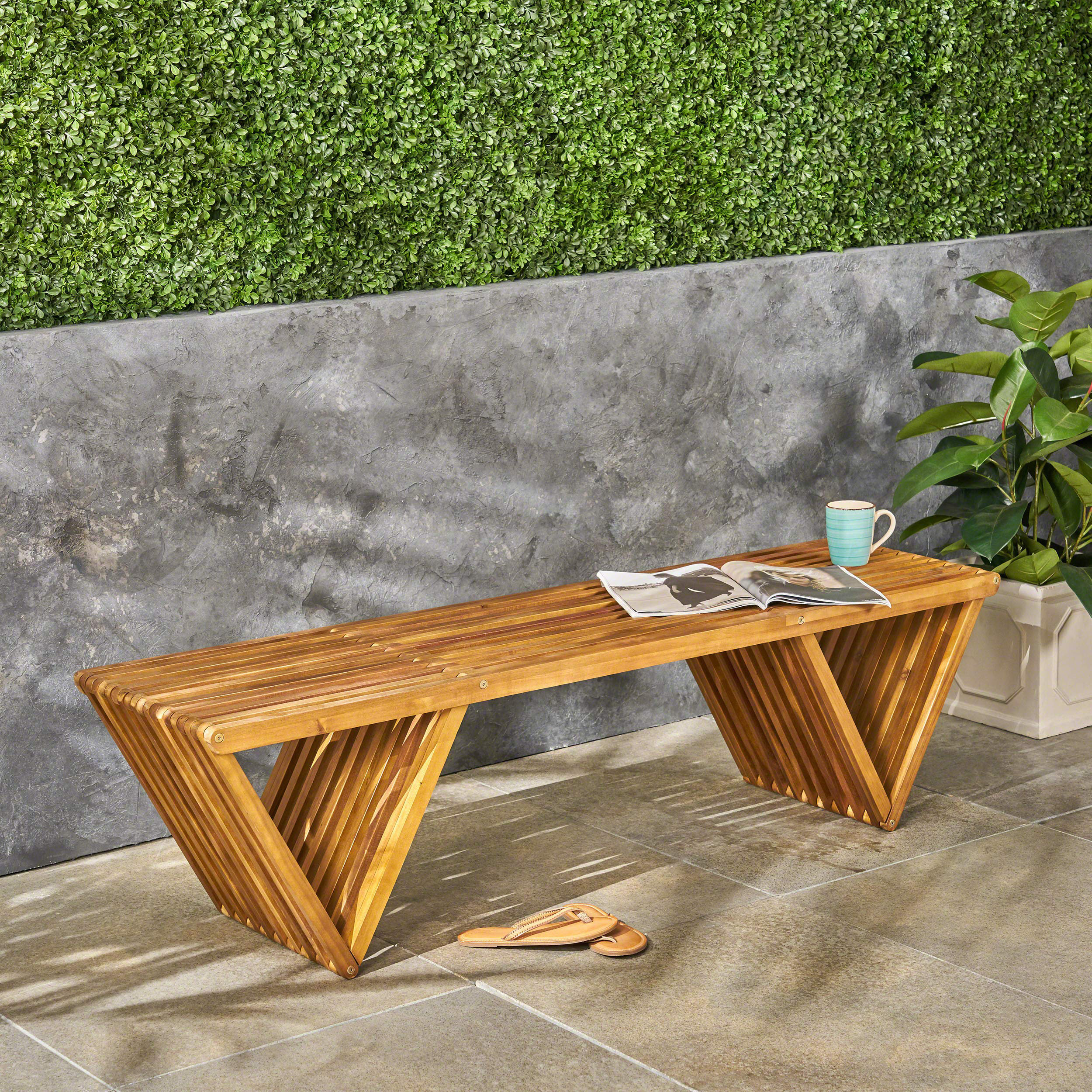 Ivy Bronx Byington Wooden Picnic Bench & Reviews | Wayfair