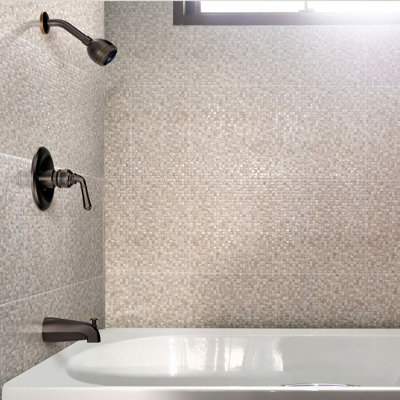 Robinet de douche et baignoire à contrôle de volume à poignée simple Accent