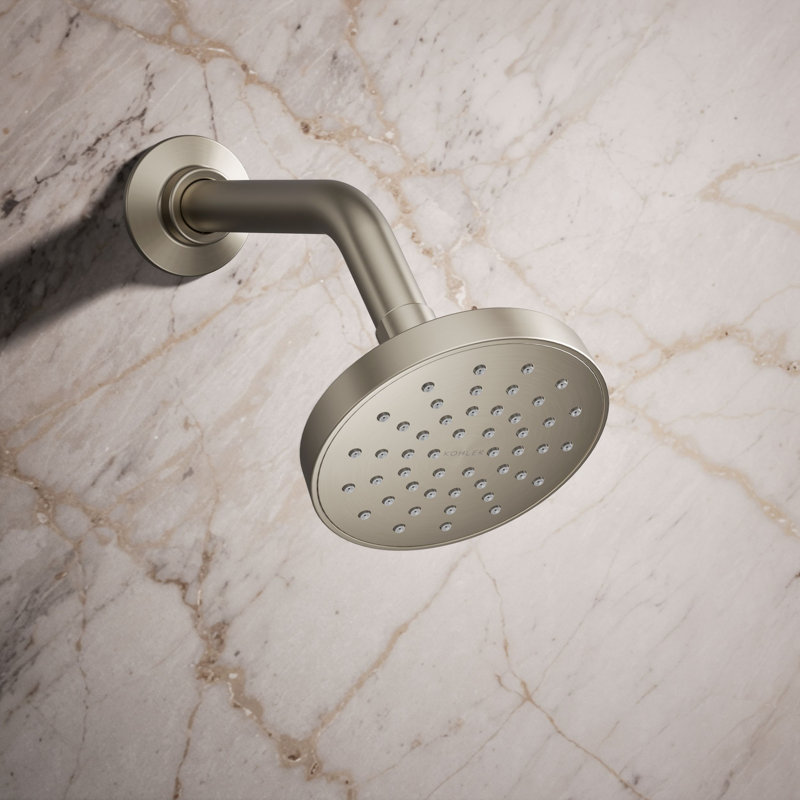 Elate Single-Function Showerhead, 1.5 Gpm, Brushed Nickel
