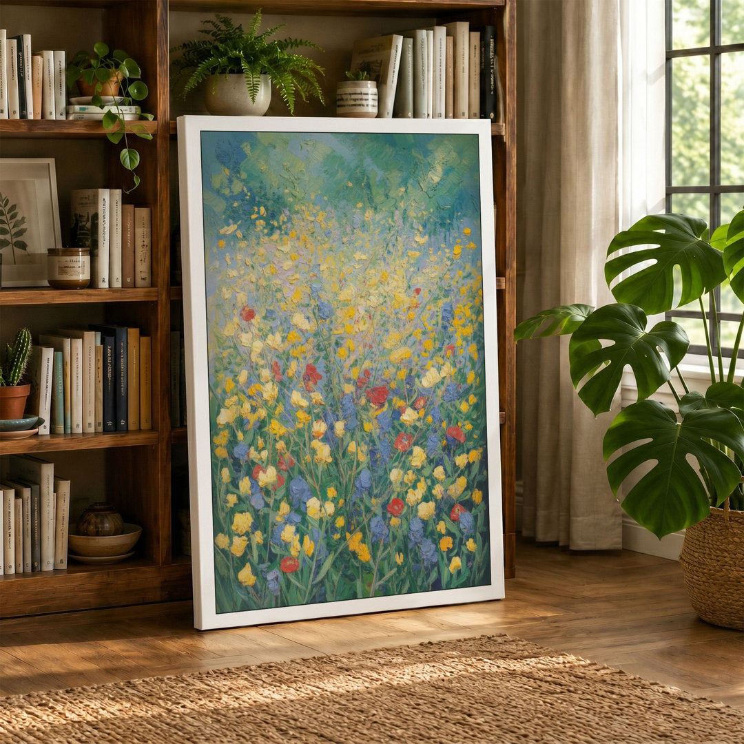 Wildflower Meadow Botanical - Wrapped Canvas