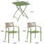 Rimini Patio Dining Set with Folding Table & Two Chairs-49839767