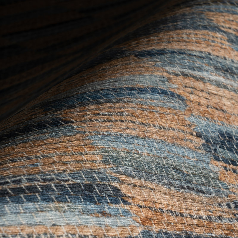 Lynix Coastal Striped Machine Washable Rug, Runner 2'6" x 8'