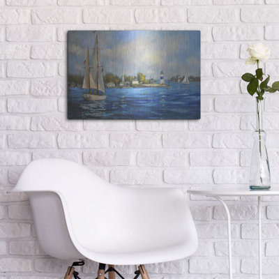  Art mural en métal «Sailing On Sunday» par Allayn Stevens
