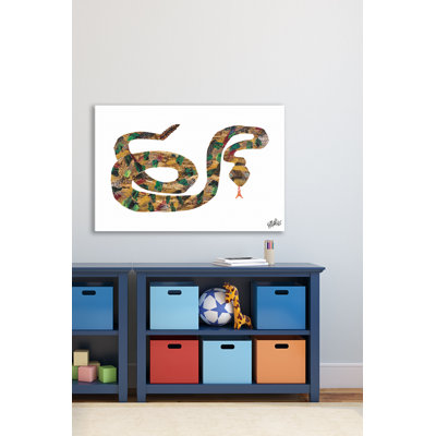 Rattlesnake by Eric Carle - Painting on Canvas