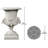 Hermes Ram's Head Urn Planter